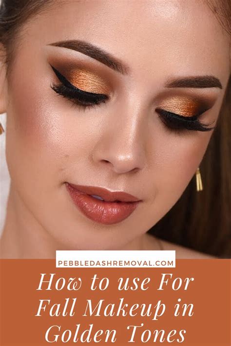 How To Use For Fall Makeup In Golden Tones Fall Eye Makeup Fall