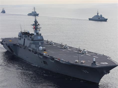 Diplomacy “izumo” Japanese Helicopter Loaded Destroyers Visit To