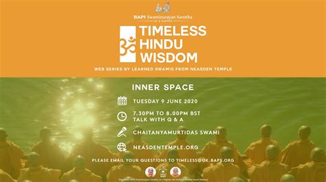Inner Space Timeless Hindu Wisdom Series Session 11 Youtube
