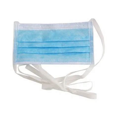 oshiyaji number of layers 3 layer disposable tie on surgical face mask at rs 2 2 in ahmedabad