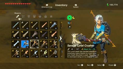 How To Find And Use The Best Weapons In Zelda Botw