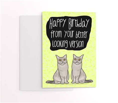 Funny Twins Birthday Card Greetings Card For Twin Brother Or Birthday