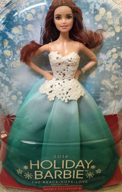2016 holiday barbie doll peace hope love new kmart exclusive redhead auburn nrfb ebay
