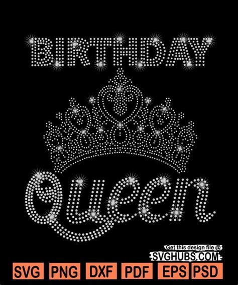 Birthday Queen SVG, Birthday Girl SVG, Happy birthday SVG - Svg Hubs