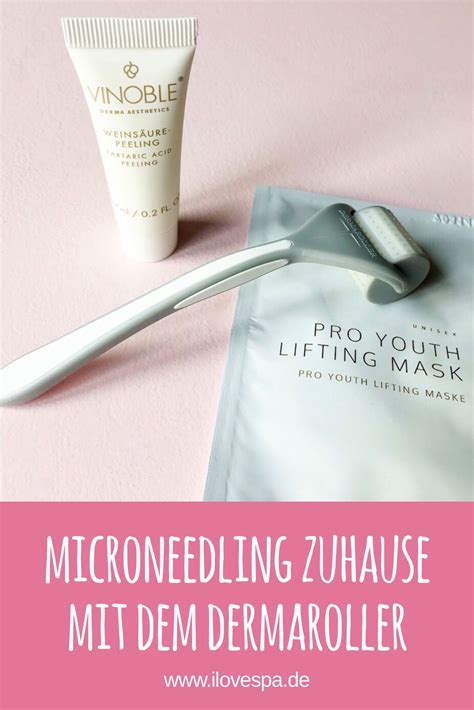 Nachdem ich mit dem 0,2er (null effekt) begonnen habe, bin ich jetzt. DIY Vinoble Microneedling mit Weinsäurepeeling ...