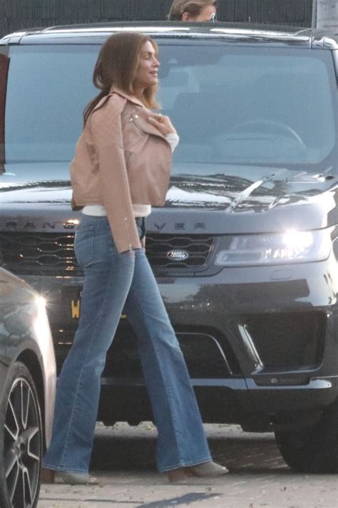 CINDY CRAWFORD Out For Family Lunch At Cafe Habana In Malibu