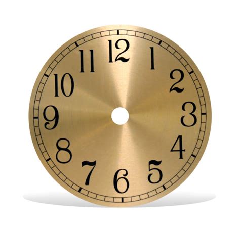 Clock Dials Antique Round Metal Replacement Parts