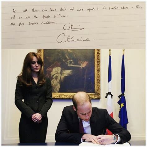 The Duke And Duchess Signed A Book Of Condolence Franceintheuk For The Victims Of The