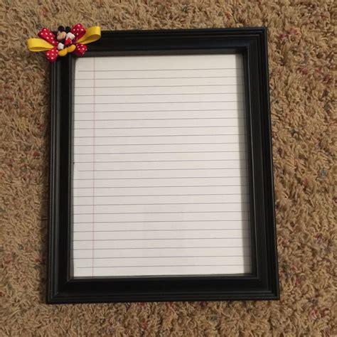 Remember my empty frame on my kitchen wall? Dry Erase Board | Dry erase board, Dry erase, Erase board