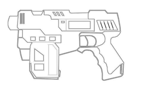 Zombie Strike Nerf Gun Coloring Pages Coloring Pages