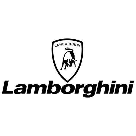 Lamborghini Logo Black And White 2 Brands Logos