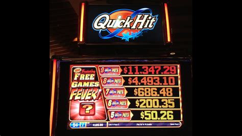 quick hit  game fever slot machine  quickhits win youtube
