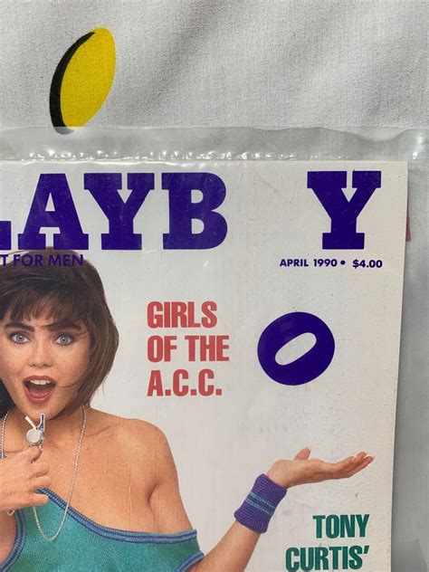 Playboy Magazine April 1990 Girls Of The A C C Boardwalk Vintage