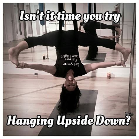 Want To Know The Best Part Of Aerial Yoga Going Upside Down Yoga