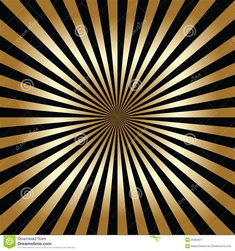 Black And Gold Abstract Background Stock Vector