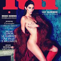 Lily Aldridge nua Lui Magazine Março 2016 Tomates Podres