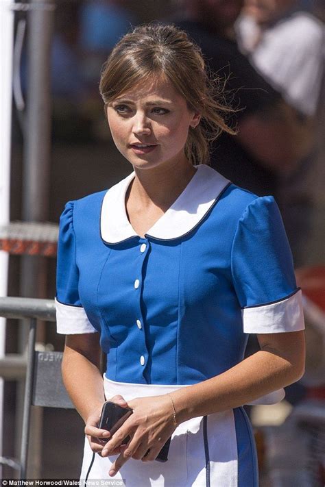 Jenna Coleman Slips Into Waitress Costume As Doctor Who Films At Diner