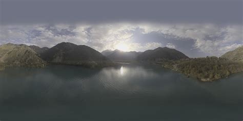 Mountain Lake Aerial Survey Hdri Panorama Hdr Image By Magaav