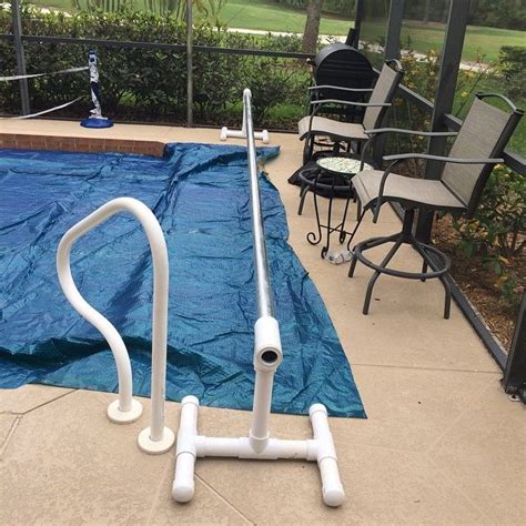 Diy pool cover remover and putter onner, v2.0: Crystal Clear Pools of Estero on Instagram: "Custom solar ...