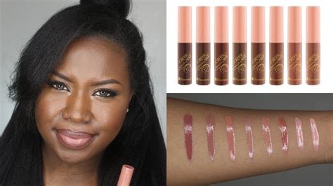 ∆ Bh Cosmetics Forever Nude Aqua Gloss Lip Swatches Entire
