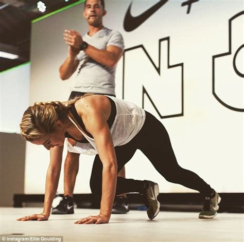 Ellie Goulding Shows Her Athletic Frame As She Leads Nike Fitness