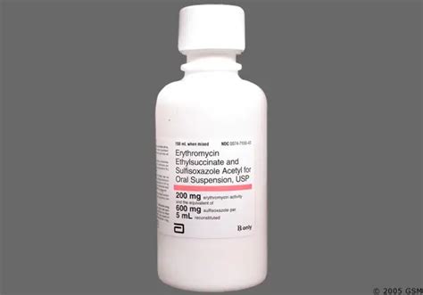 Erythromycin Powder For Oral Suspension Broad Spectrum Antibiotic