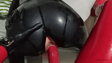 Late Night Orgasm In Latex With Huge Cum Load Rubberhell Latex Fetish Clips Clips4sale