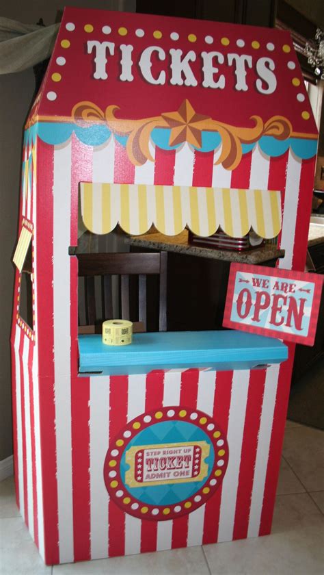 Carnival Party Ticket Booth From Birthday Express Carnival Themed