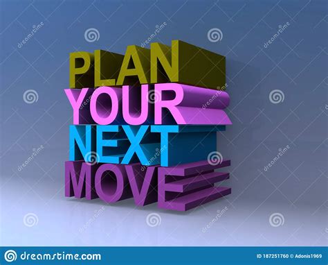 Plan Your Next Move Stock Illustration Illustration Of Imagining