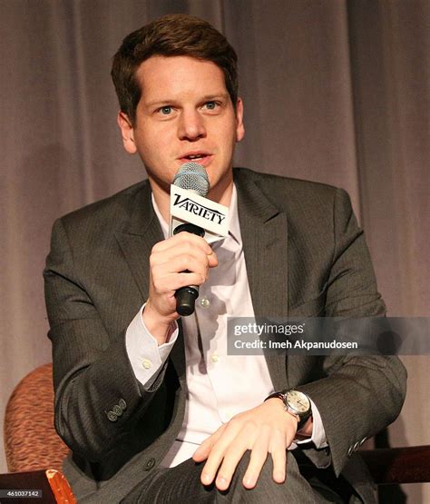Screenwriter Graham Moore Speaks Onstage During A Qanda Following The