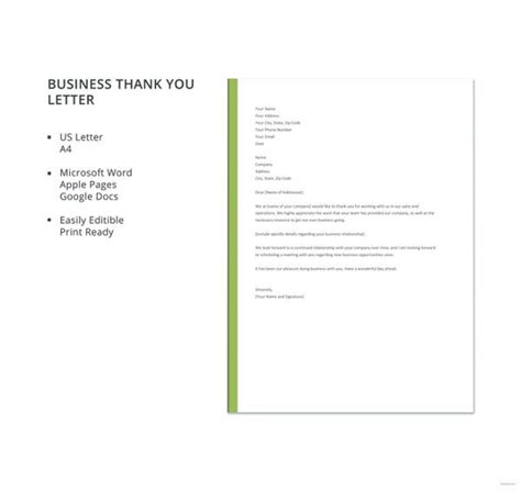 Thank You Letter To Customers For Your Needs Letter Template Collection
