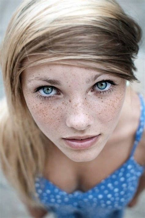 Beautiful Eyes And Freckles Portrait Photography Pretty Face Portrait