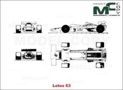 Lotus 63 2d Drawing Blueprints 20452 Model Copy Default