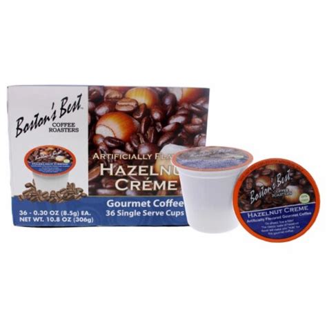 Bostons Best I0096760 Hazelnut Creme Gourmet Coffee 36 Cups 1 Fred