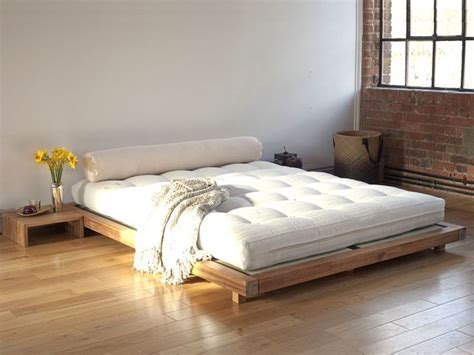 Japanese bed frames are available in … we have an extensive range of japanese style beds and sofa beds designs, which you can modify, mix and match, to your requirements, swap headboards around, or have no headboard, have the frame made lower or higher, change the stain colour, have. Low Platform Bed Frame Queen | Home Design Ideas ...