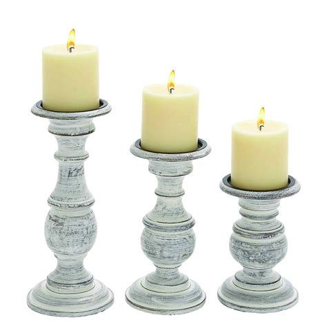 White Wooden Candle Holders Ideas On Foter