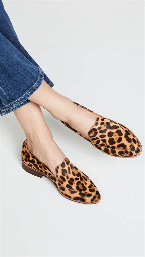 madewell frances leopard loafers best loafers for women popsugar fashion photo 7