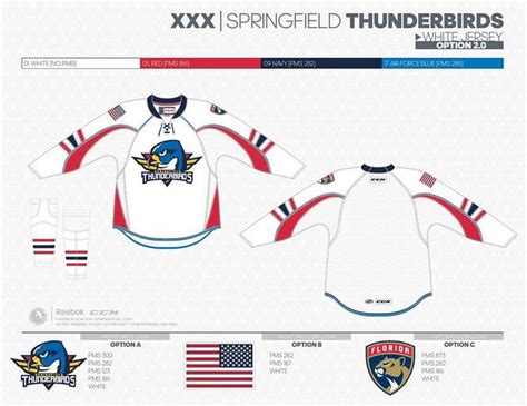 Springfield Thunderbirds unveil jersey designs, new mascot at T-Birds ...
