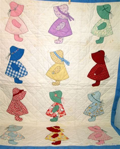 Sunbonnet Sue Baby Quilt Pattern Gerald Johnsons Coloring Pages