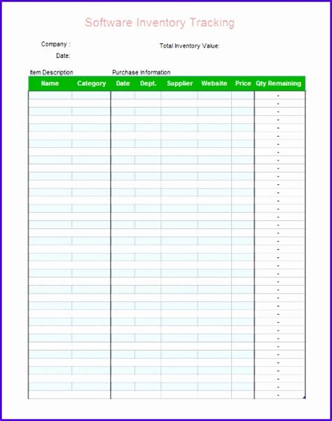 10 Asset Tracking Excel Template Excel Templates