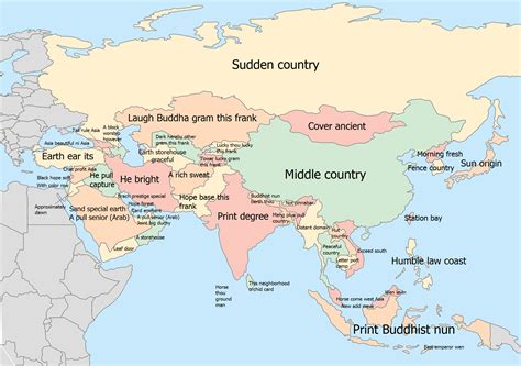 Amazing Maps On Twitter Literal Translations Of Chinese Names For