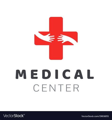 Medical Center Logo Template Creative Design Vector Image