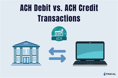 Ach Debit Vs Ach Credit Transactions Whats The Difference