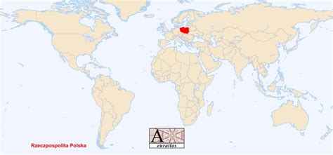 Carte du monde avec loupe sur la pologne. Atlas du monde: tous les pays souverains de la planète ...