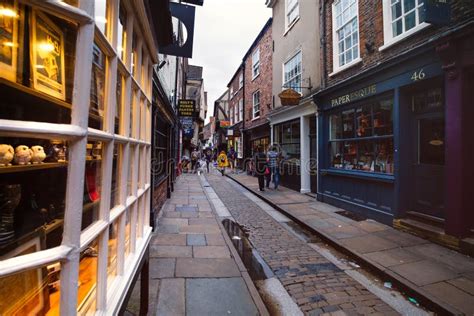 The Shambles A Famous Medieval Street In York Editorial Image Image