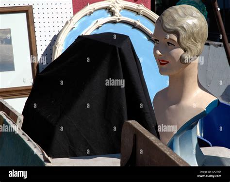 Flea Market 1930s Womans Head Bust Stock Photo Alamy