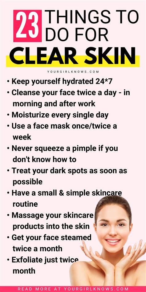 23 Clear Skin Tips That Actually Work How To Get Clear Skin