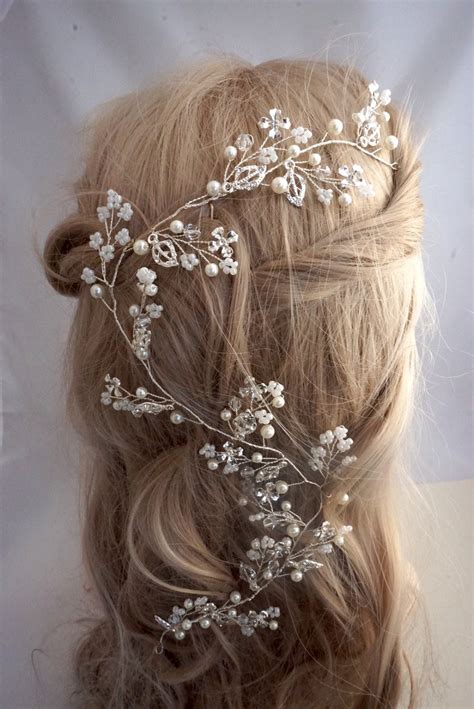 Bridal Hair Vine Wedding Hair Vine Crystal Vine Bridal Hair