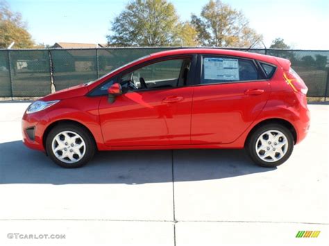 Race Red 2012 Ford Fiesta Se Hatchback Exterior Photo 59051993