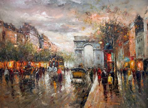 Paris Oil Painting From 129 Painting Photo Art Painting Photos